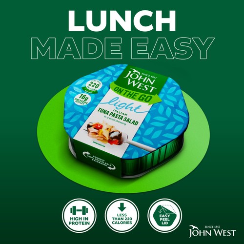 John West On The Go Italian Tuna Pasta Salad