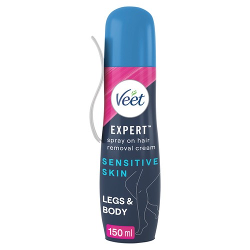 Veet Expert Spray on Cream, Sensitive