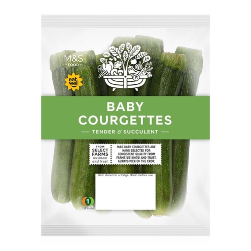 M&S Baby Courgettes