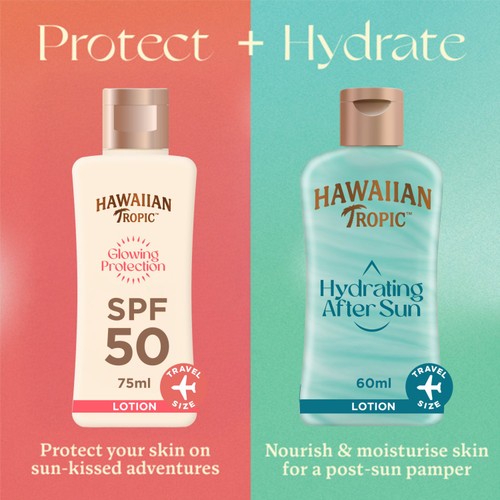 Hawaiian Tropic Glowing Protection Lotion SPF 50 Mini