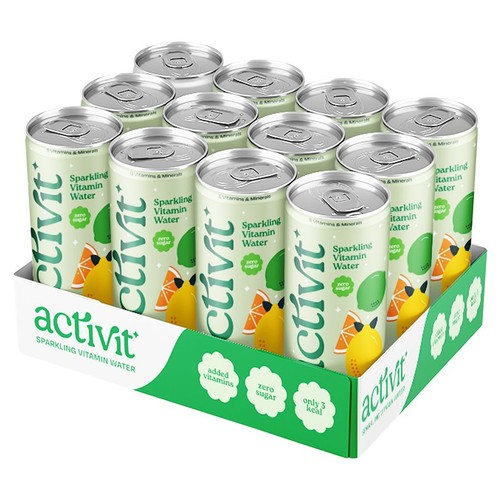 Activit Sparkling Vitamin Water Lemon & Lime
