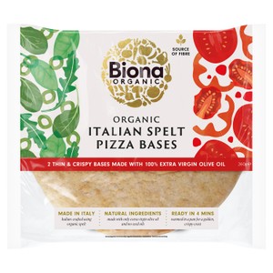 Biona Organic Italian Spelt Thin & Crispy Pizza Bases