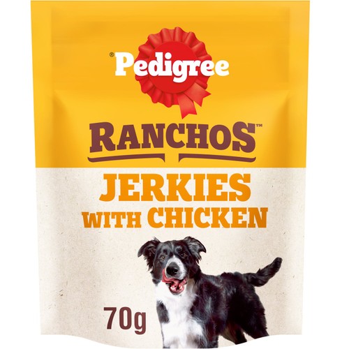 Pedigree Ranchos Originals Jerkies Dog Chew Treat Chicken Flavour