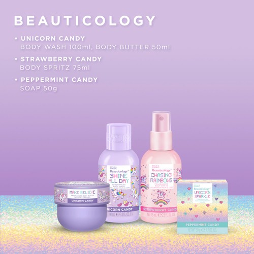 Baylis & Harding Kids Beauticology Unicorn Travel Beauty Bag Gift