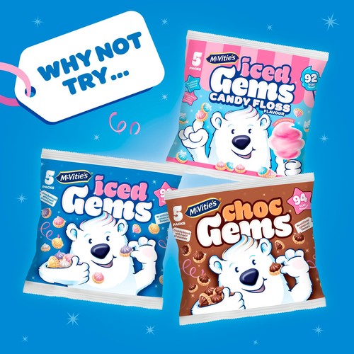 McVitie's Iced Gems Biscuits Multipack