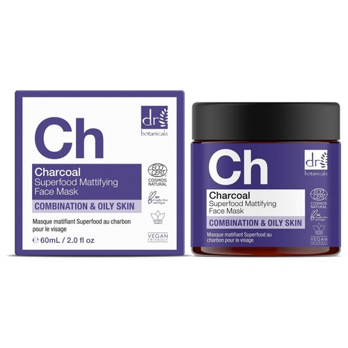 Dr Botanicals Apothecary Charcoal Superfood Mattifying Face Mask