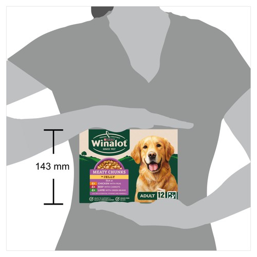 Winalot Meaty Chunks Mixed in Jelly Wet Dog Food