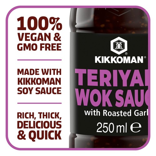 Kikkoman Roasted Garlic Teriyaki Wok & Stir Fry Sauce