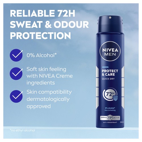 NIVEA MEN Protect & Care Anti-Perspirant Deodorant Spray 