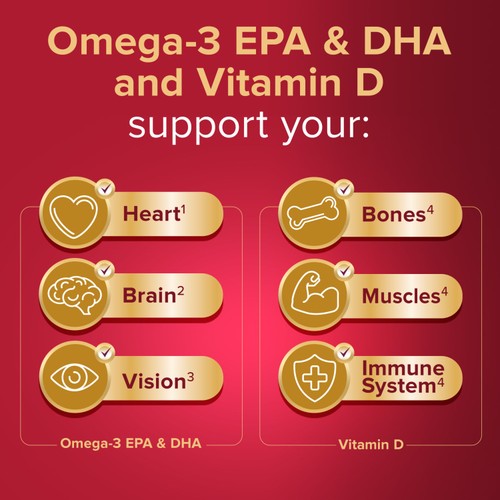 Seven Seas Omega-3 Fish Oil & Turmeric with Vitamin D 30 Day Duo Pack