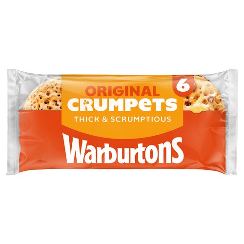 Warburtons 6 Original Crumpets
