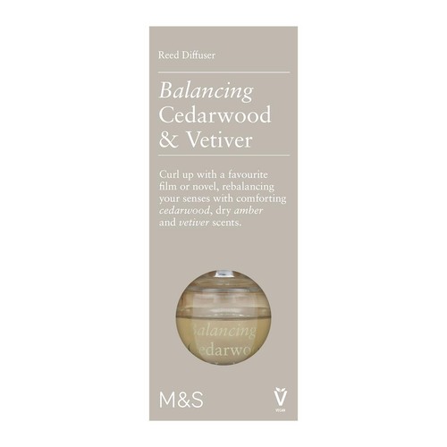 M&S Cedarwood & Vetiver Reed Diffuser