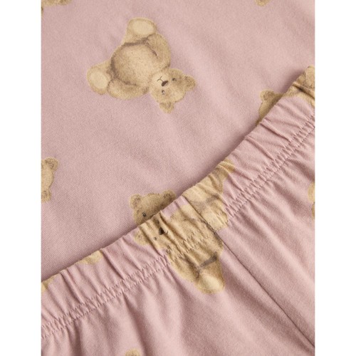 M&S Pure Cotton Spencer Bear Pyjamas, 2-3 Years, Ecru