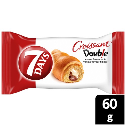 7 Days Double Max Croissant with Cocoa and Vanilla