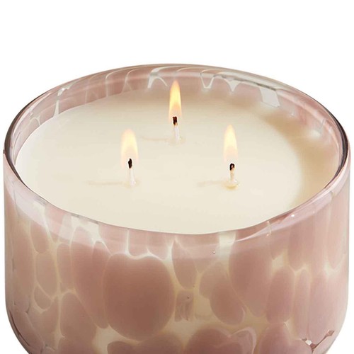 M&S Lychee & Dragonfruit Confetti 3 Wick Candle, Pink
