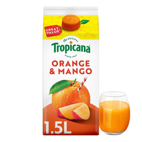Tropicana Orange & Mango 1.5L