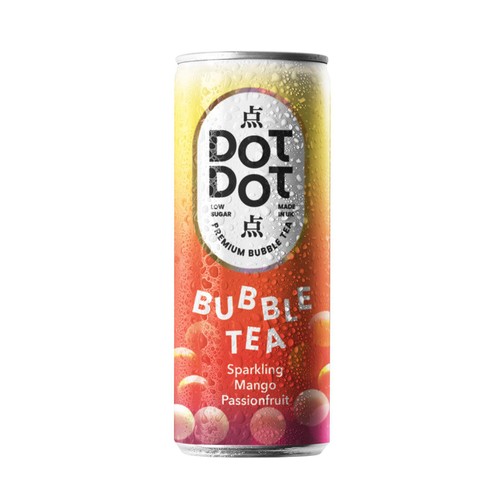 Dot DotSparkling Mango Passionfruit Bubble Tea