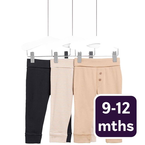 M&S Leggings, 9-12 Months, Neutral