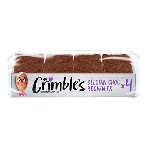 Mrs Crimble's Gluten Free Belgian Choc Brownies