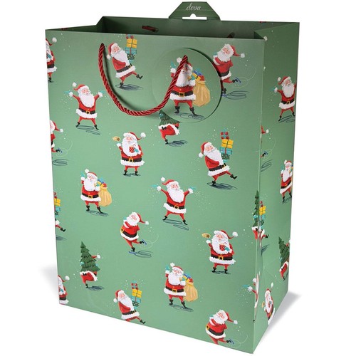 Jolly Santa Large Christmas Gift Bag 