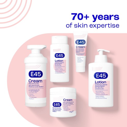 E45 Moisturiser Body Lotion for Dry & Sensitive Skin