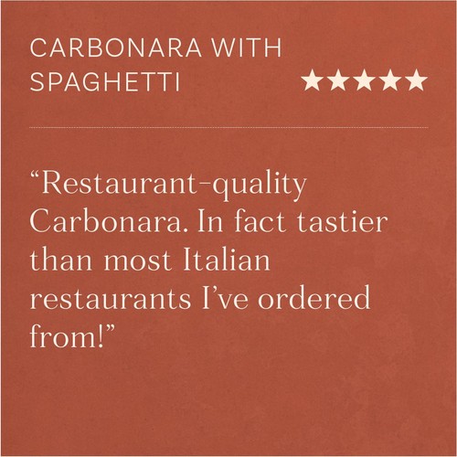 Pasta Evangelists Carbonara Spaghetti Dinner for 2 Kit