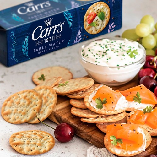 Carr's Table Water Cracked Black Pepper Crackers