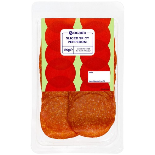 Ocado Sliced Spicy Pepperoni