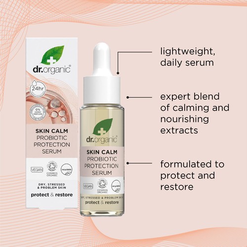 Dr Organic Probiotic Skin Calm Protection Serum