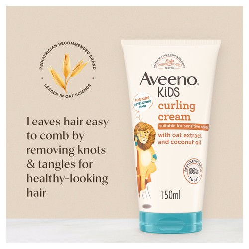 Aveeno Kids Curling Cream with Oat Extract & Coconut Oil
