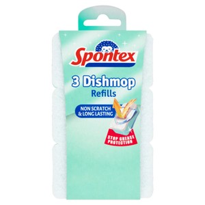 Spontex Dishmop Refills Non Scratch Cleaning
