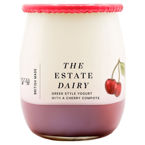 The Estate Dairy Greek Style Yoghurt with Cherry Compote