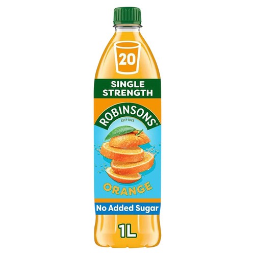 Robinsons Single Strength Orange No Added Sugar
