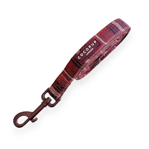 Cocopup Mulberry Plaid Dog Lead