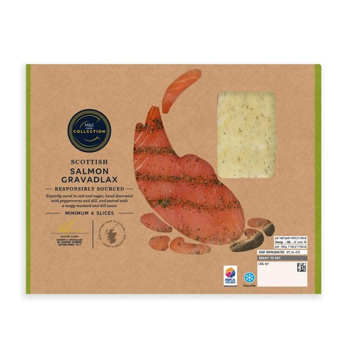 M&S Collection Scottish Salmon Gravadlax