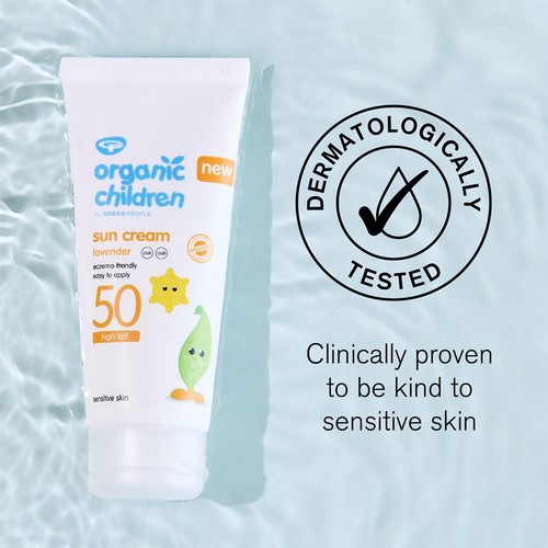Organic Children Sun Cream SPF50 Lavender