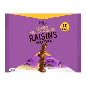 M&S Belgian Milk Chocolate Raisins