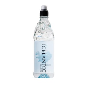 Icelandic Glacial Sparkling Mineral Water Glass Bottle