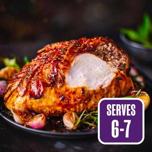 M&S Oakham Hot Maple Glazed Turkey Stuffed Crown