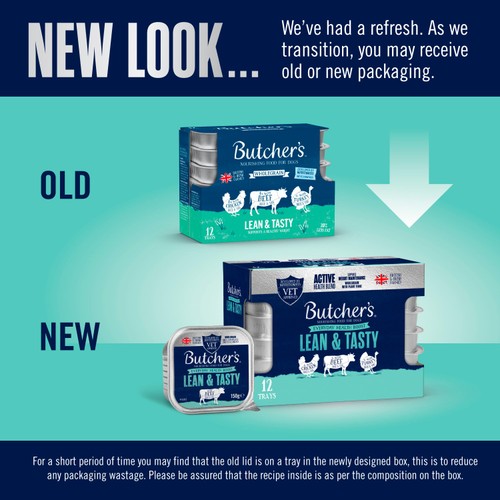 Butcher's Lean & Tasty Dog Food Trays