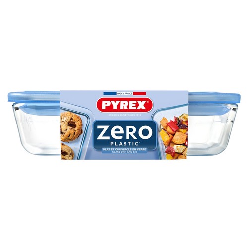 Pyrex Zero Plastic Glass Storage Container 0.8l