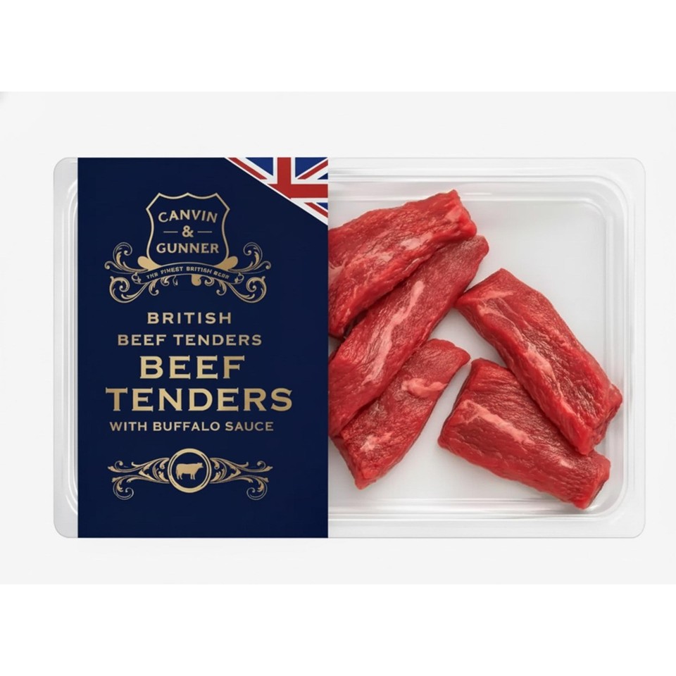 Canvin & Gunner Beef Fillet Tenders with a Buffalo Style Sauce - Ocado