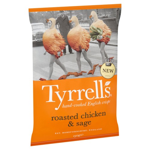 Tyrrells Roasted Chicken & Sage Sharing Crisps