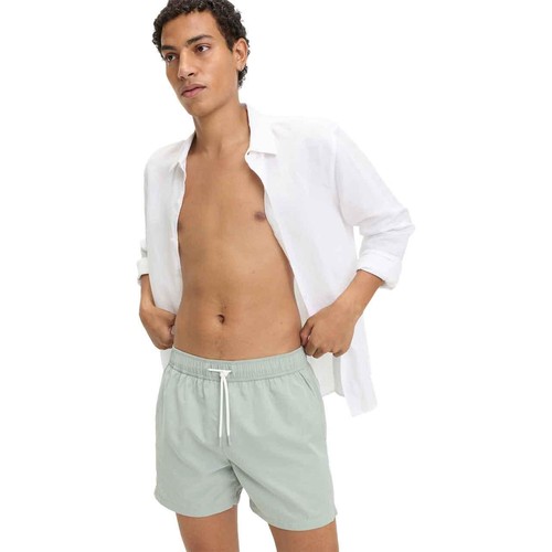 M&S Mens Quick Dry Plain Swim Shorts, 'M, Pistachio
