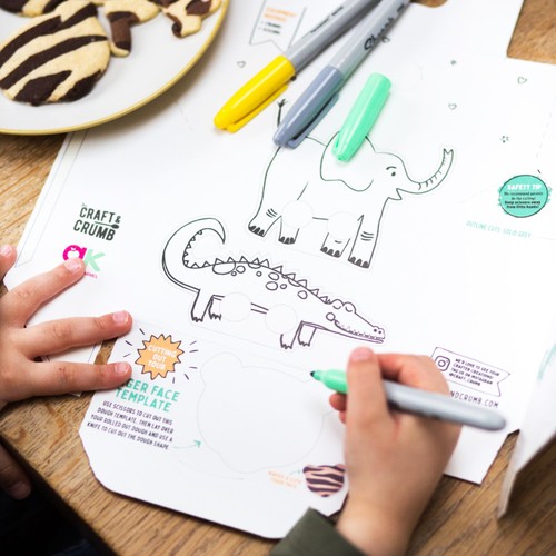 Craft & Crumb Be Wild Biscuits Bake & Craft Kit