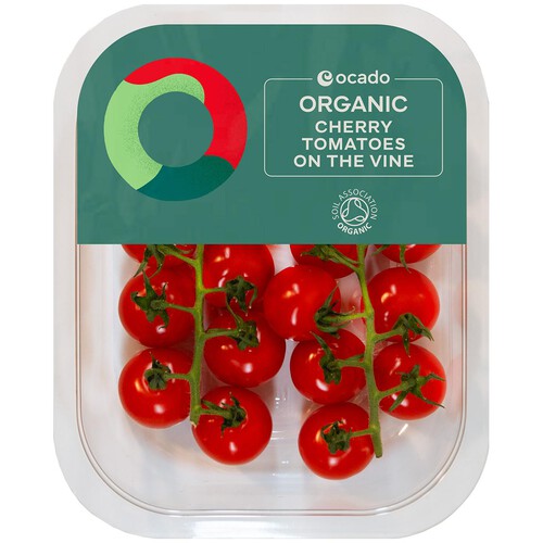 Ocado Organic Cherry Tomatoes on the Vine - Ocado