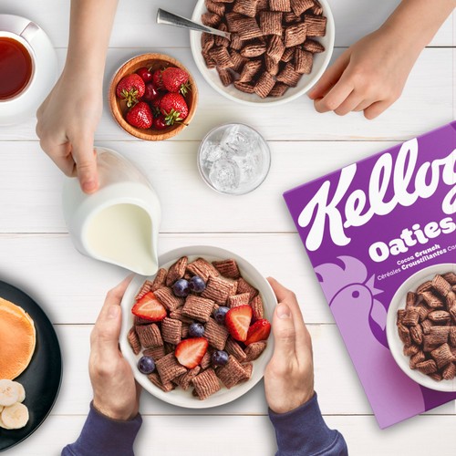 Kellogg's Oaties Chocolate Breakfast Cereal