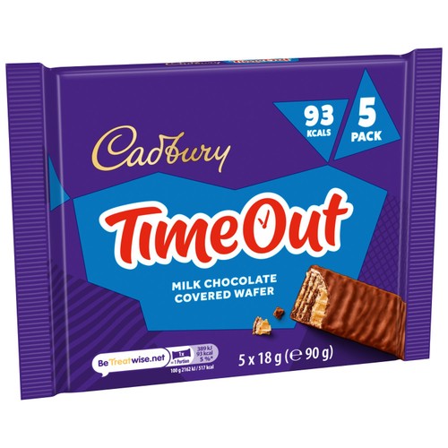 Cadbury Timeout Milk Chocolate Covered Wafer