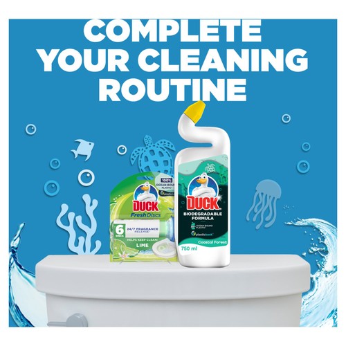 Duck Biodegradable Toilet Cleaning Liquid Coastal Forest