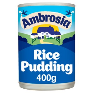 Ambrosia Low Fat Rice Pudding Can 400g